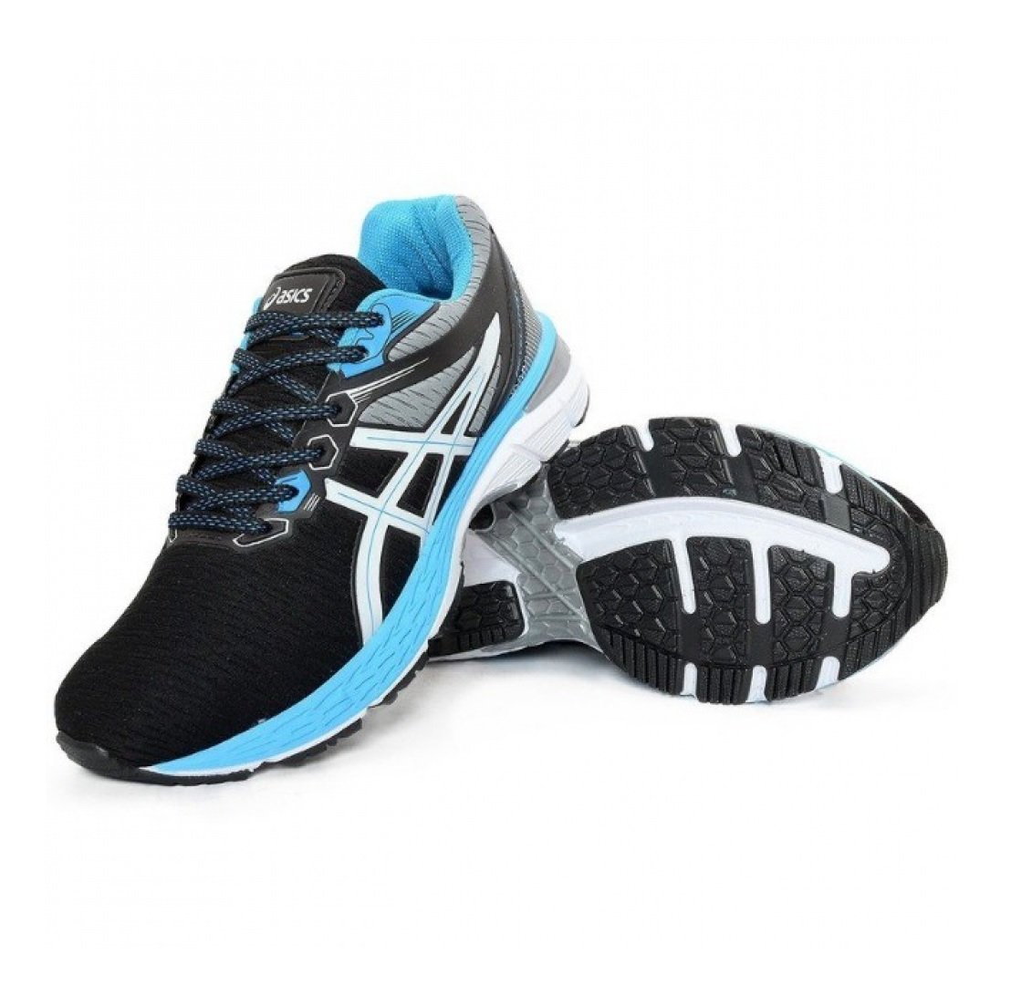 Tênis Asics Gel Revelation Preto Azul - Imagem 5