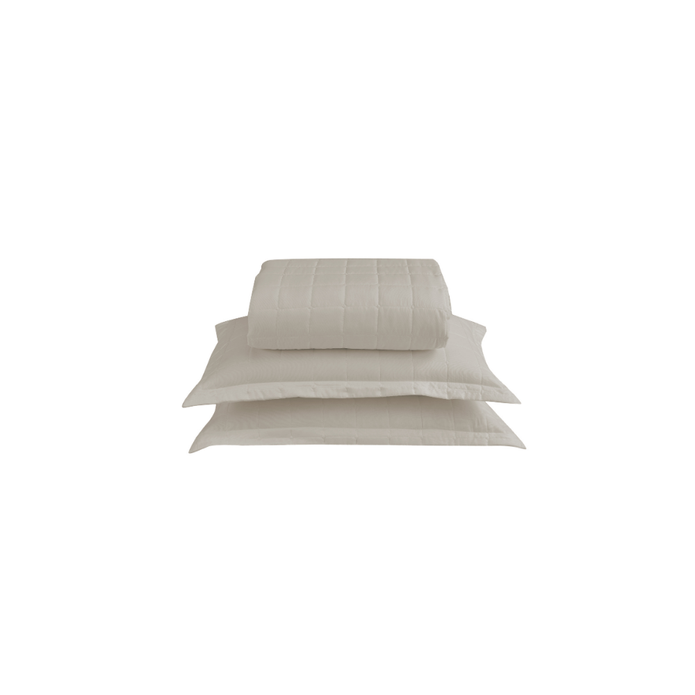 Kit Cobre Leito Matelado Dupla Face Soft 3 Peças Casal 100% Poliéster - Areia - Imagem 4