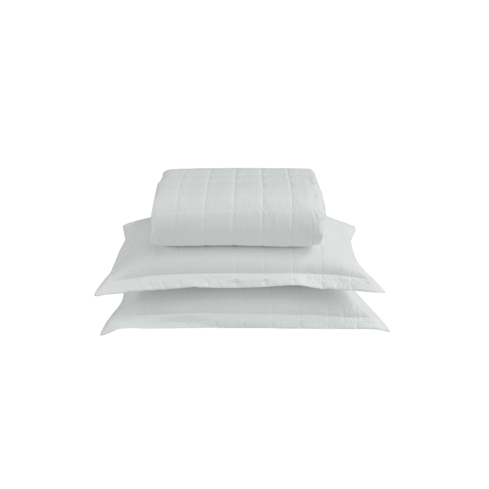 Kit Cobre Leito Matelado Dupla Face Soft 3 Peças Queen 100% Poliéster - Branco - Imagem 4