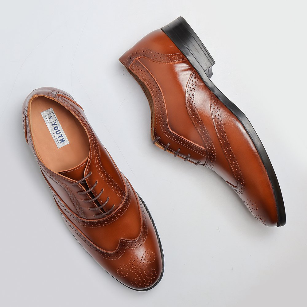Sapato Social Oxford Cromo Argentino Caramelo - Imagem 7