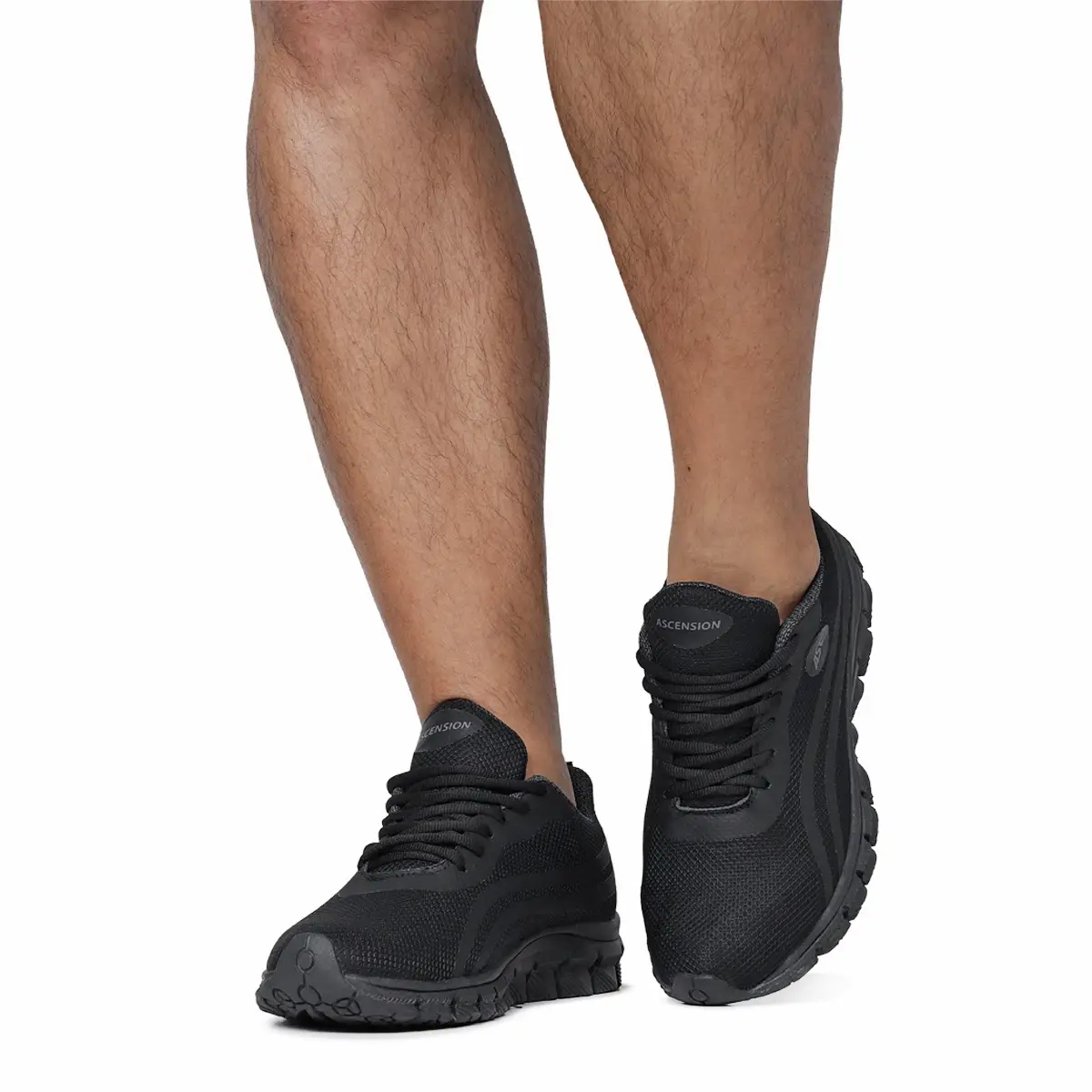 Tênis Unissex Esportivo Caminhada Black - Imagem 4