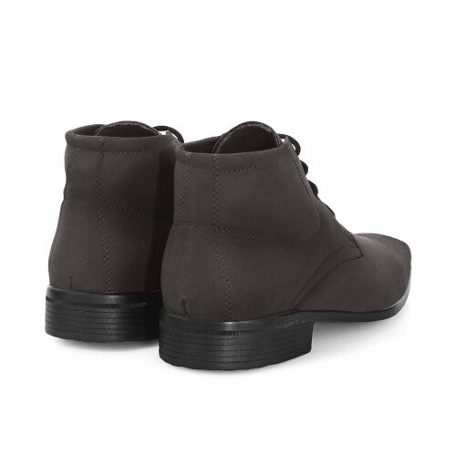 Bota Social Masculina Nobuck Café SLZ Tamanho:42 - Imagem 4