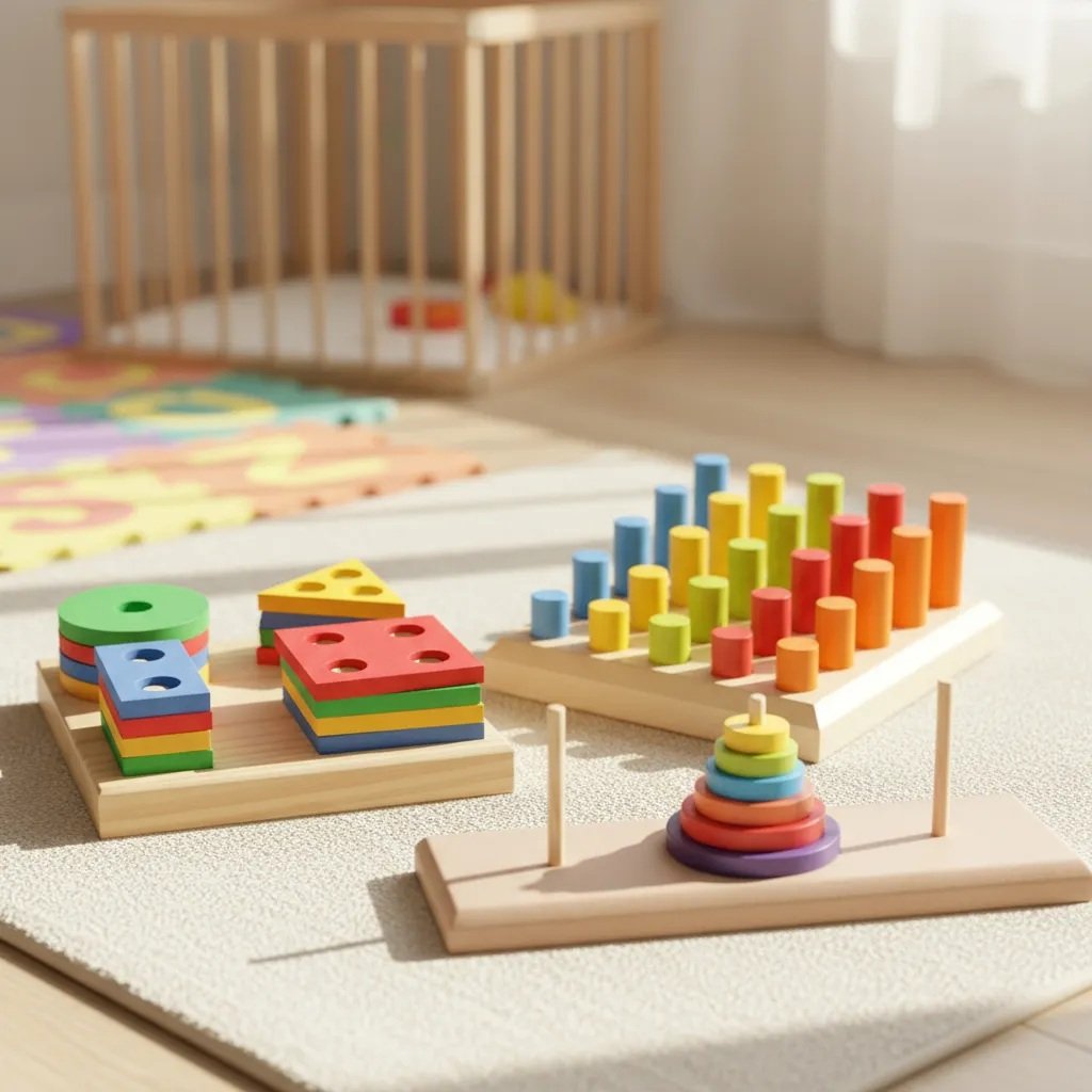Kit 3 Brinquedos Educativo Infantil em Madeira e EVA Pedagógico Lúdico - Imagem 3