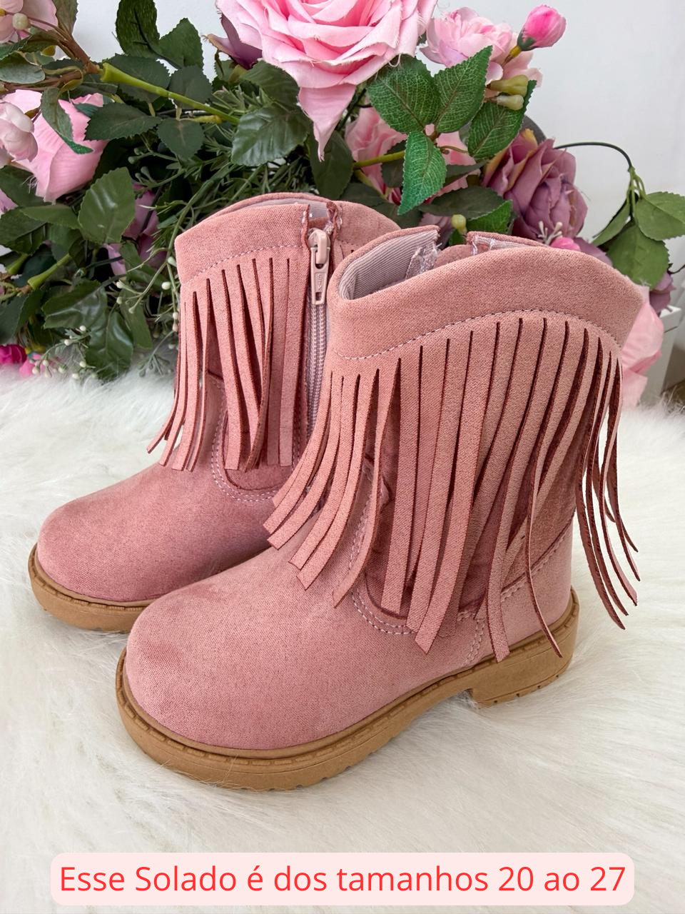 BotaCoturno StarPink Love Rosa - Imagem 4