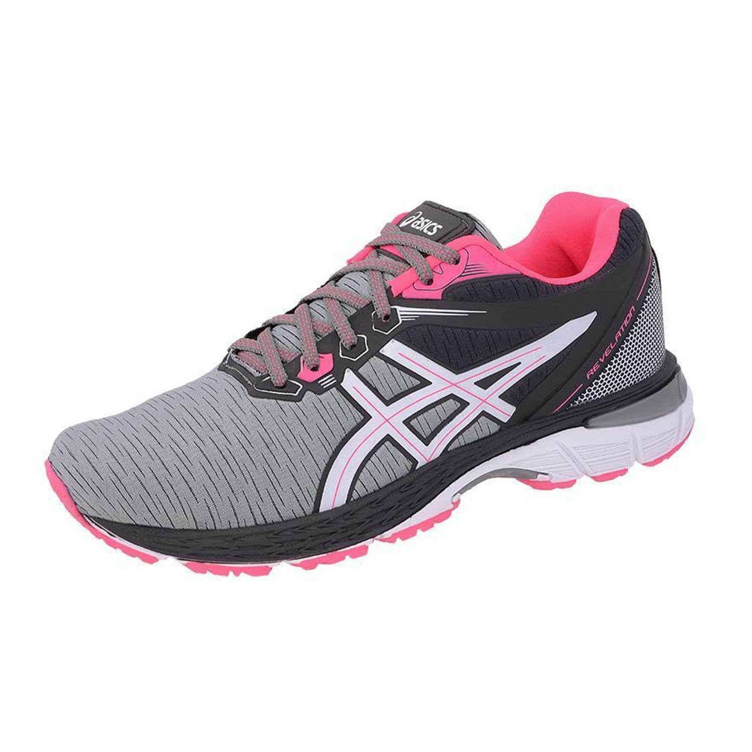 Tênis Feminino Asics Gel Revelation Cinza Rosa Tamanho:36 - Imagem 2