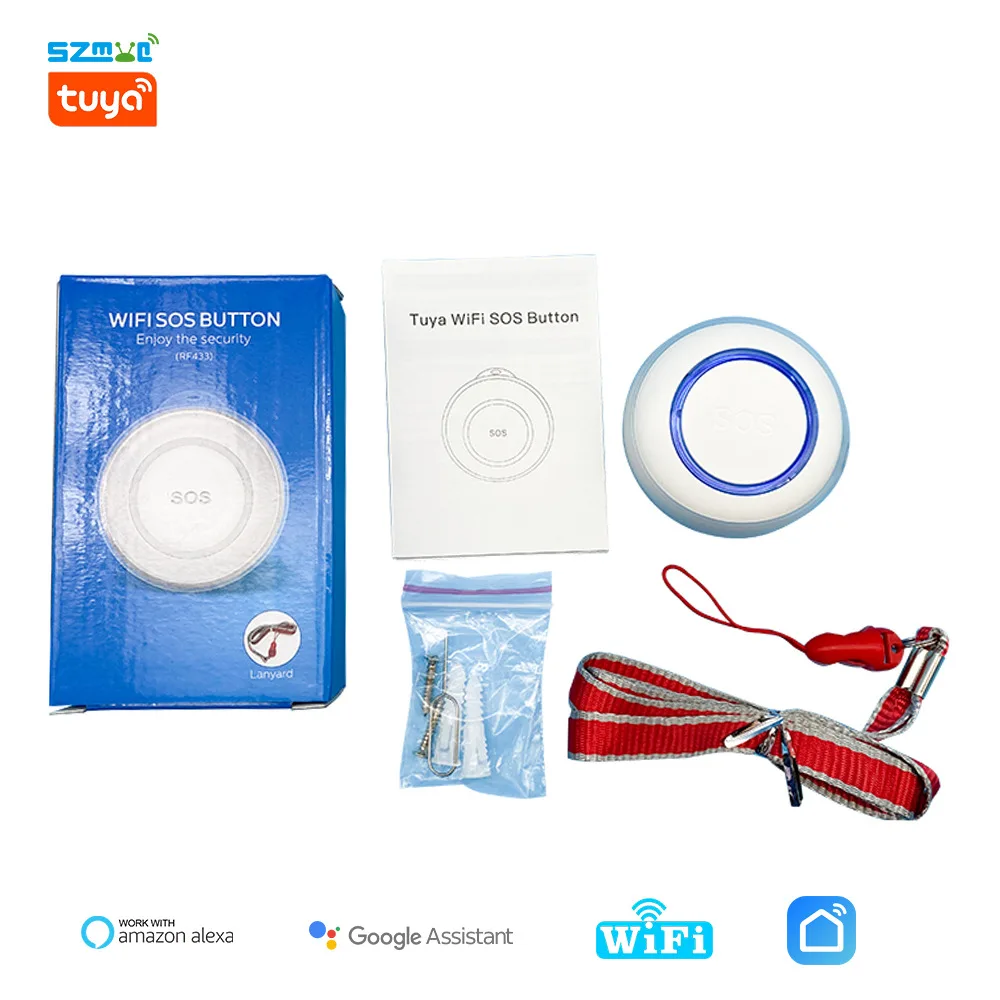 Botão de Pânico SOS Wi-Fi para Alerta de Emergência de Idosos - Imagem 4