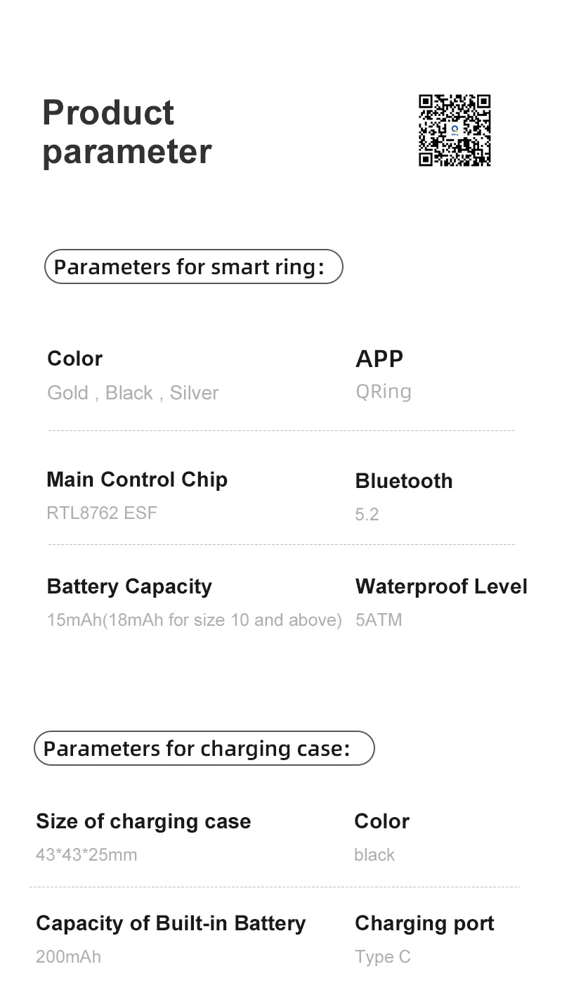 Anel Inteligente Smarto R09 para Monitoramento de Saúde e Sono - Imagem 23