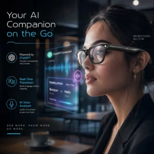 Óculos Inteligentes com Câmera e Tradução em Tempo Real
