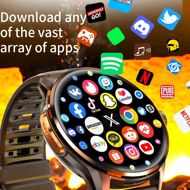 Smartwatch H100 com Conectividade 4G, GPS e Câmera Rotativa - Imagem 5