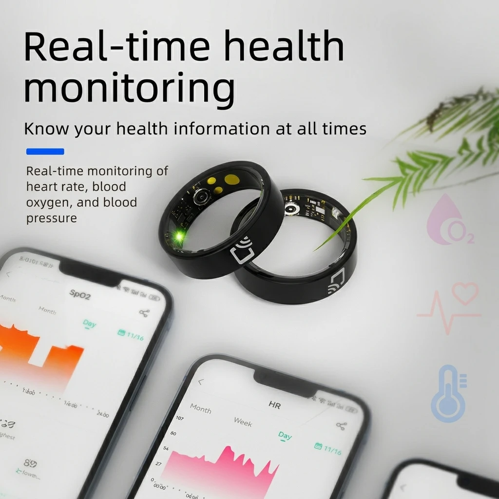 Anel Inteligente R20 para Monitoramento de Saúde e Sono - Imagem 3
