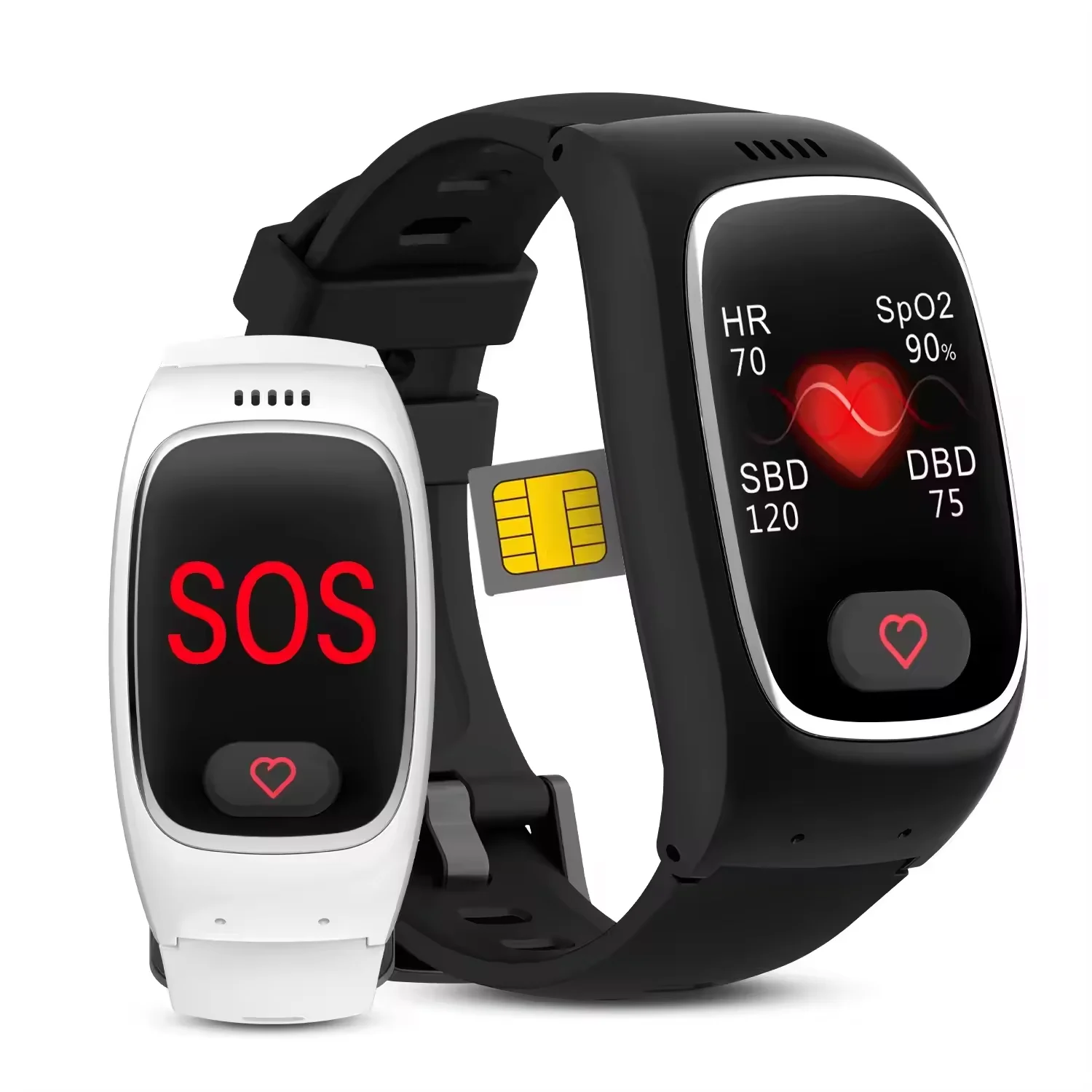 Smartwatch GPS para Idosos com Detecção de Queda e Botão SOS L16 - Imagem 3