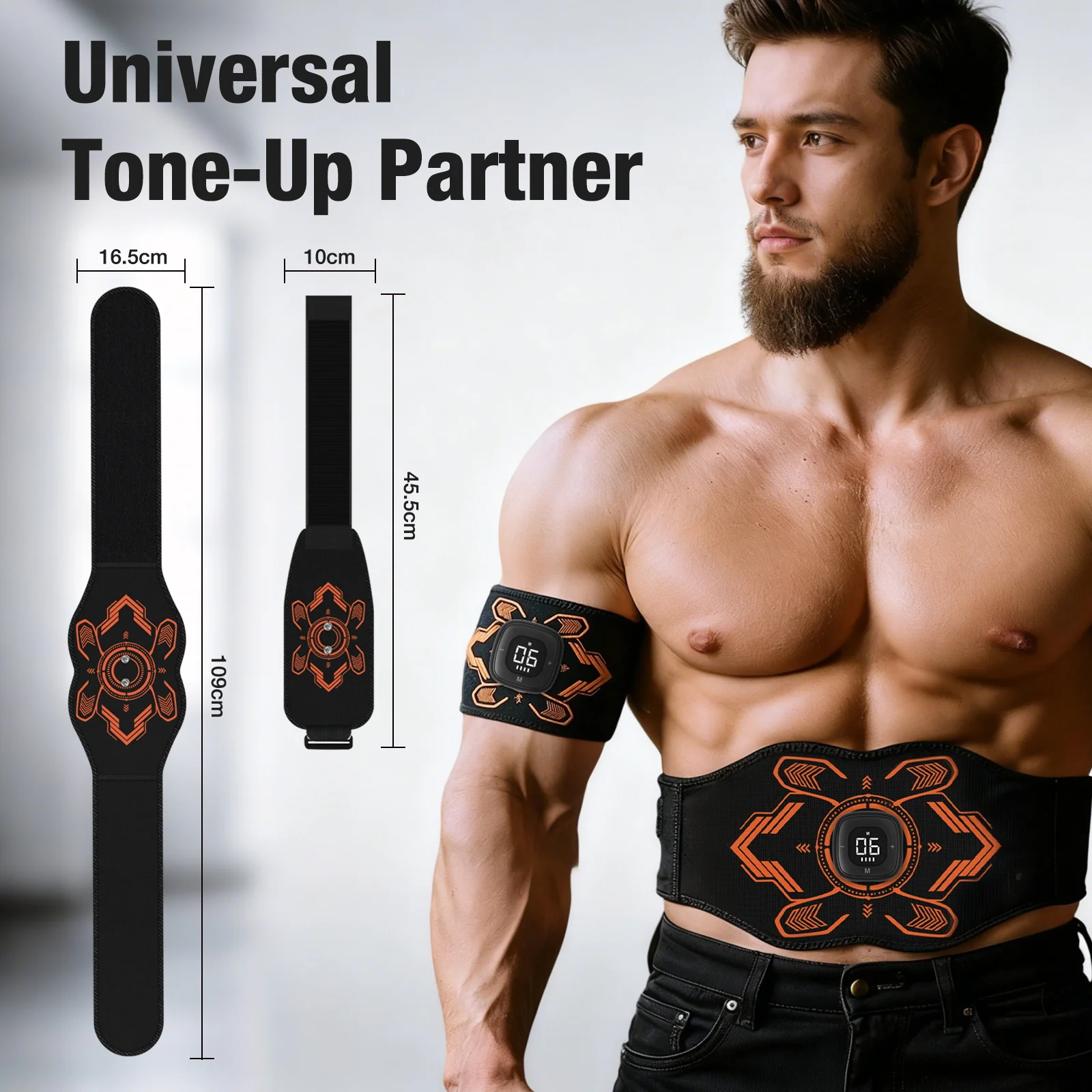 Cinta Massageadora Abdominal EMS OSITO para Tonificação Muscular - Imagem 3