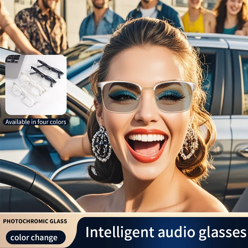 Óculos Inteligentes com Bluetooth e Fones de Ouvido GS13 - Imagem 3