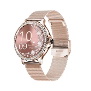 Smartwatch Feminino com Monitor de Saúde e Chamadas Bluetooth