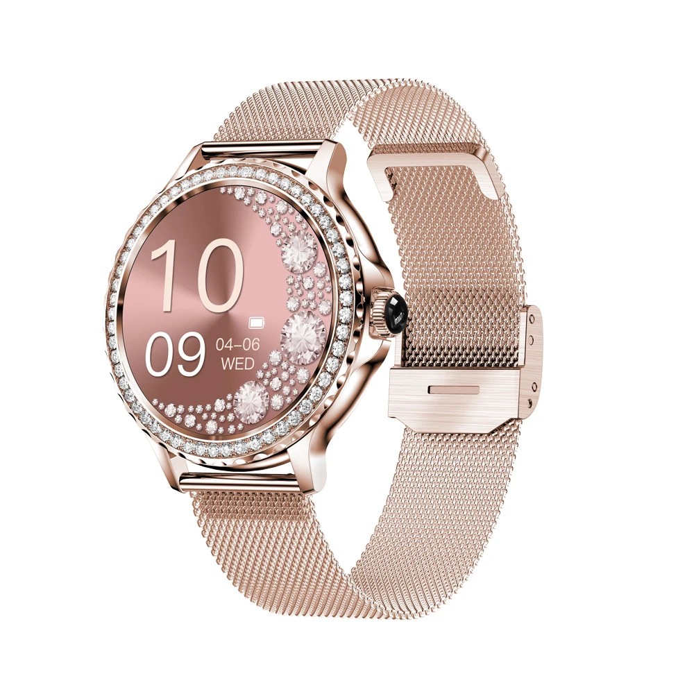 Smartwatch Feminino com Monitor de Saúde e Chamadas Bluetooth