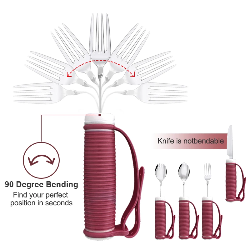 Kit de Talheres Adaptativos para Auxílio na Alimentação - Imagem 5