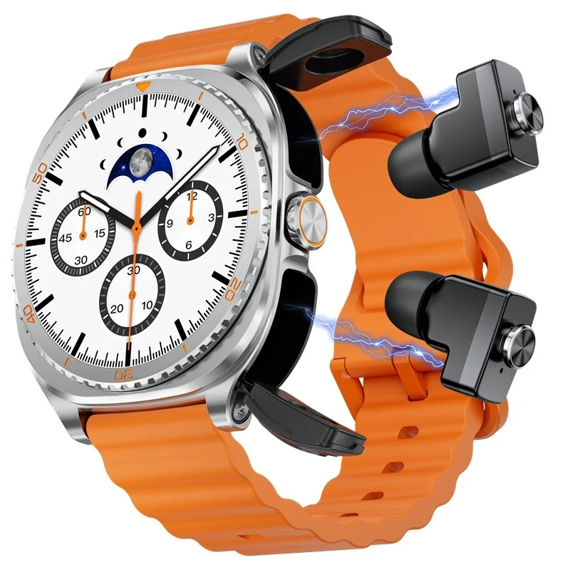 Smartwatch com Fones de Ouvido TWS para Chamadas e Monitoramento - Imagem 3