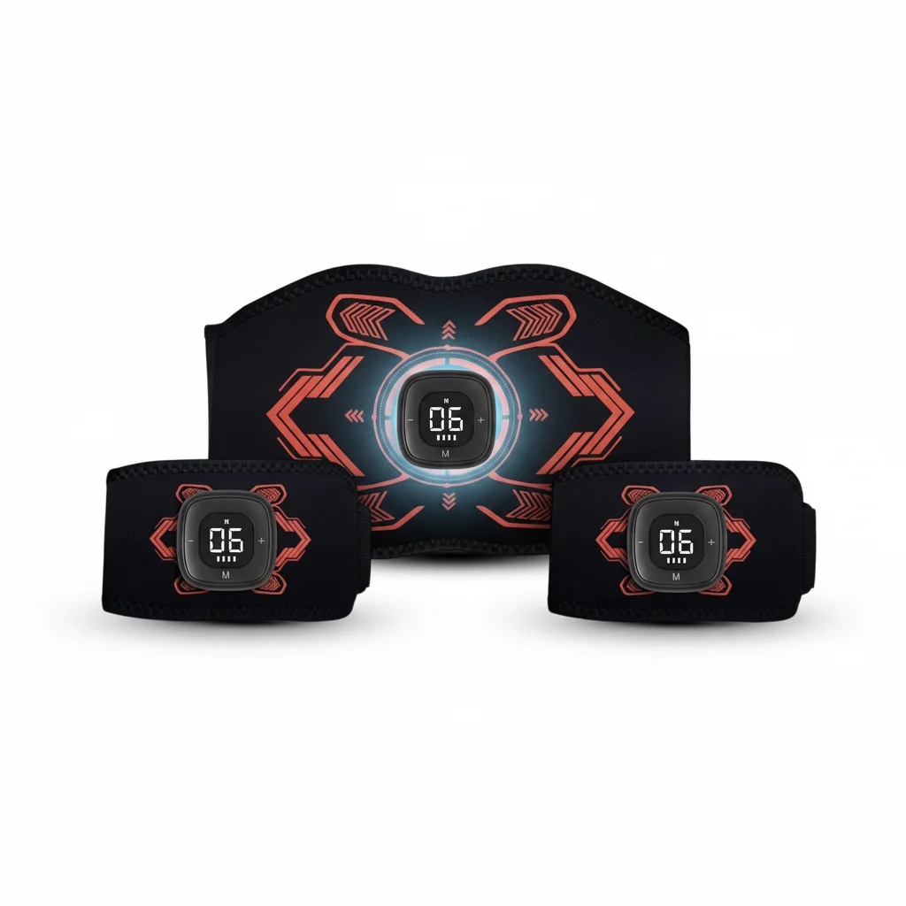 Cinta Massageadora Abdominal EMS OSITO para Tonificação Muscular