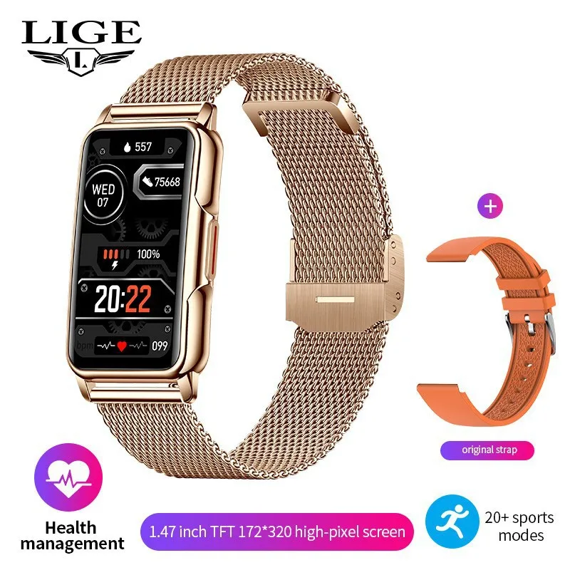 Smartwatch LIGE para Monitoramento de Fitness e Chamadas Bluetooth - Imagem 7