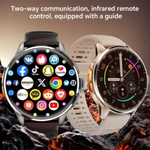 Smartwatch H100 com Conectividade 4G, GPS e Câmera Rotativa