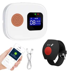 Botão de Emergência SOS com Pulseira para Idosos e Alarme Wi-Fi