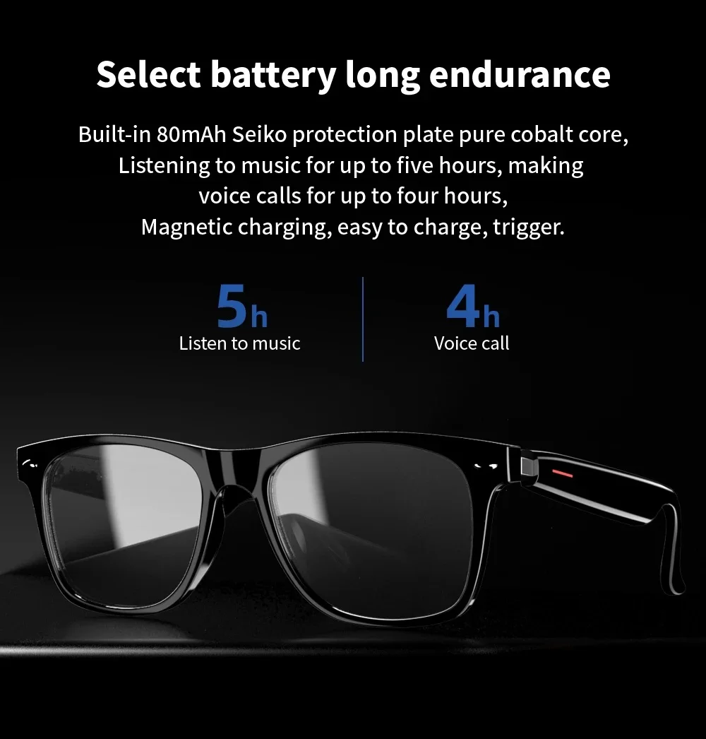 Óculos Inteligentes com Bluetooth para Música e Chamadas - Imagem 24