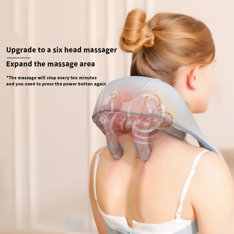Massageador Elétrico para Pescoço e Ombros com Aquecimento - Imagem 2