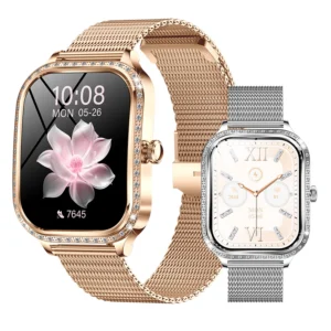 Smartwatch Feminino MK88 para Monitoramento de Saúde e Notificações
