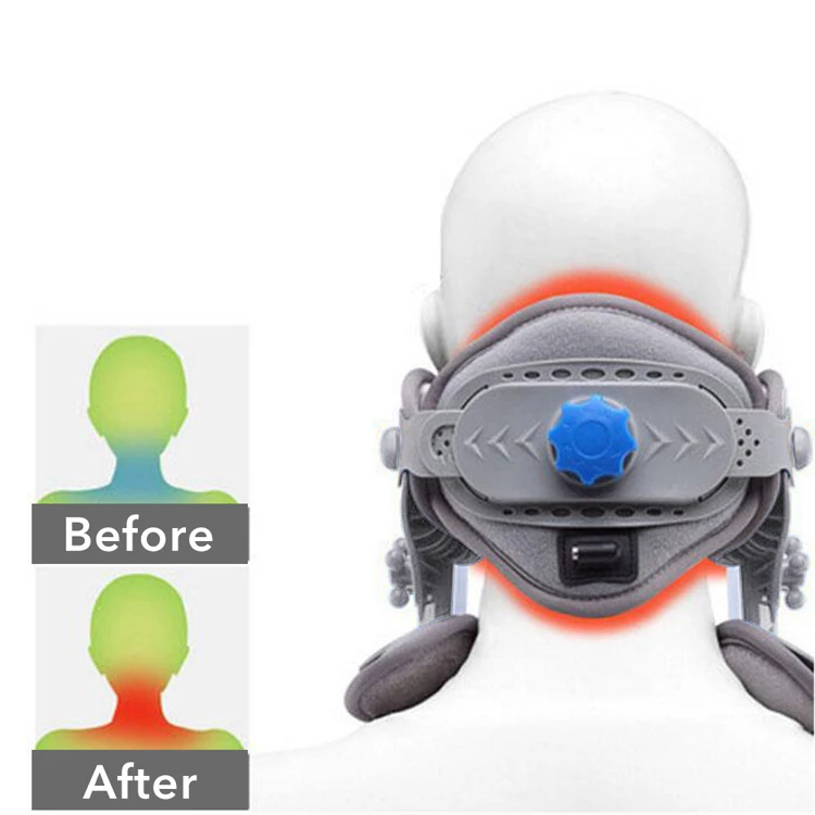Colar Cervical com Aquecimento para Alívio de Dor no Pescoço - Imagem 2