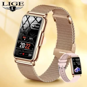 Smartwatch LIGE para Monitoramento de Fitness e Chamadas Bluetooth