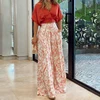 Conjunto Feminino de Verão com Blusa e Calça Pantalona Estampada - Imagem 10