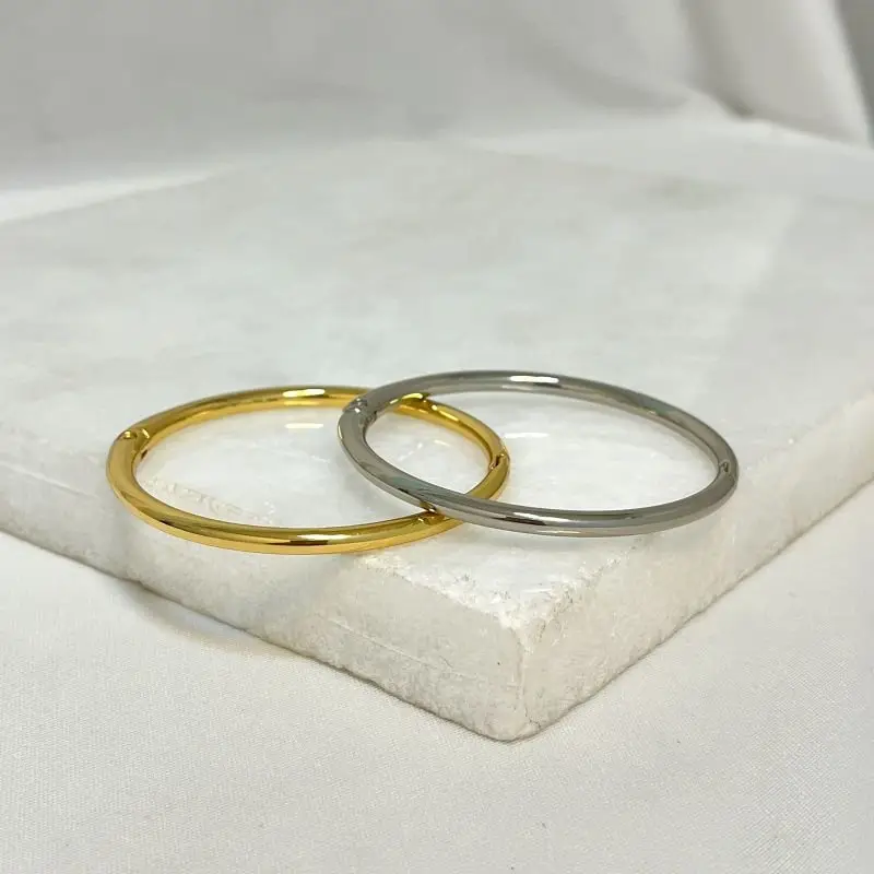 BRACELETE FEMININO LISO FINO (016136) - Imagem 3