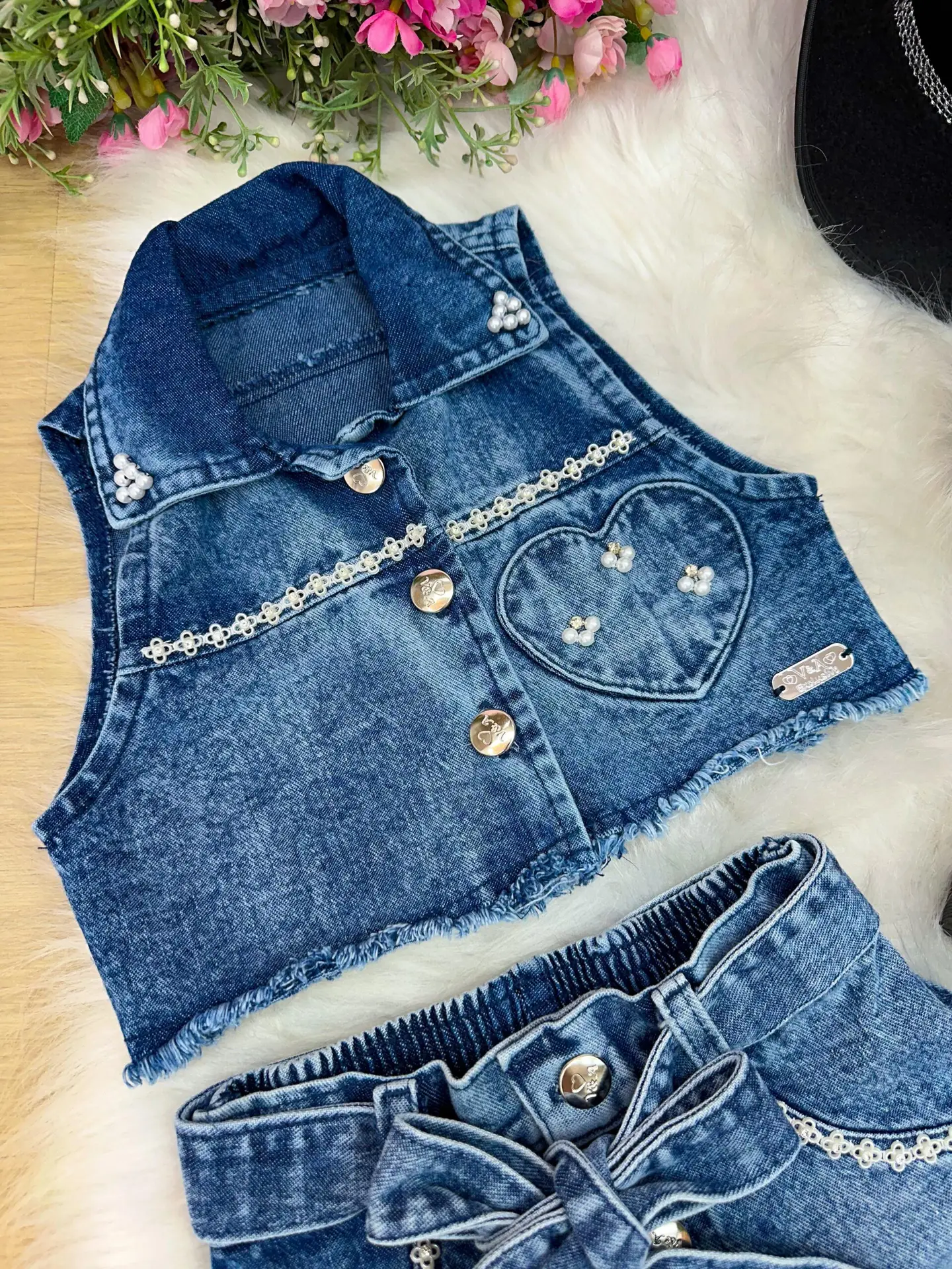 Conjunto Blogueirinha Boiadeira Marcely Jeans - Imagem 2