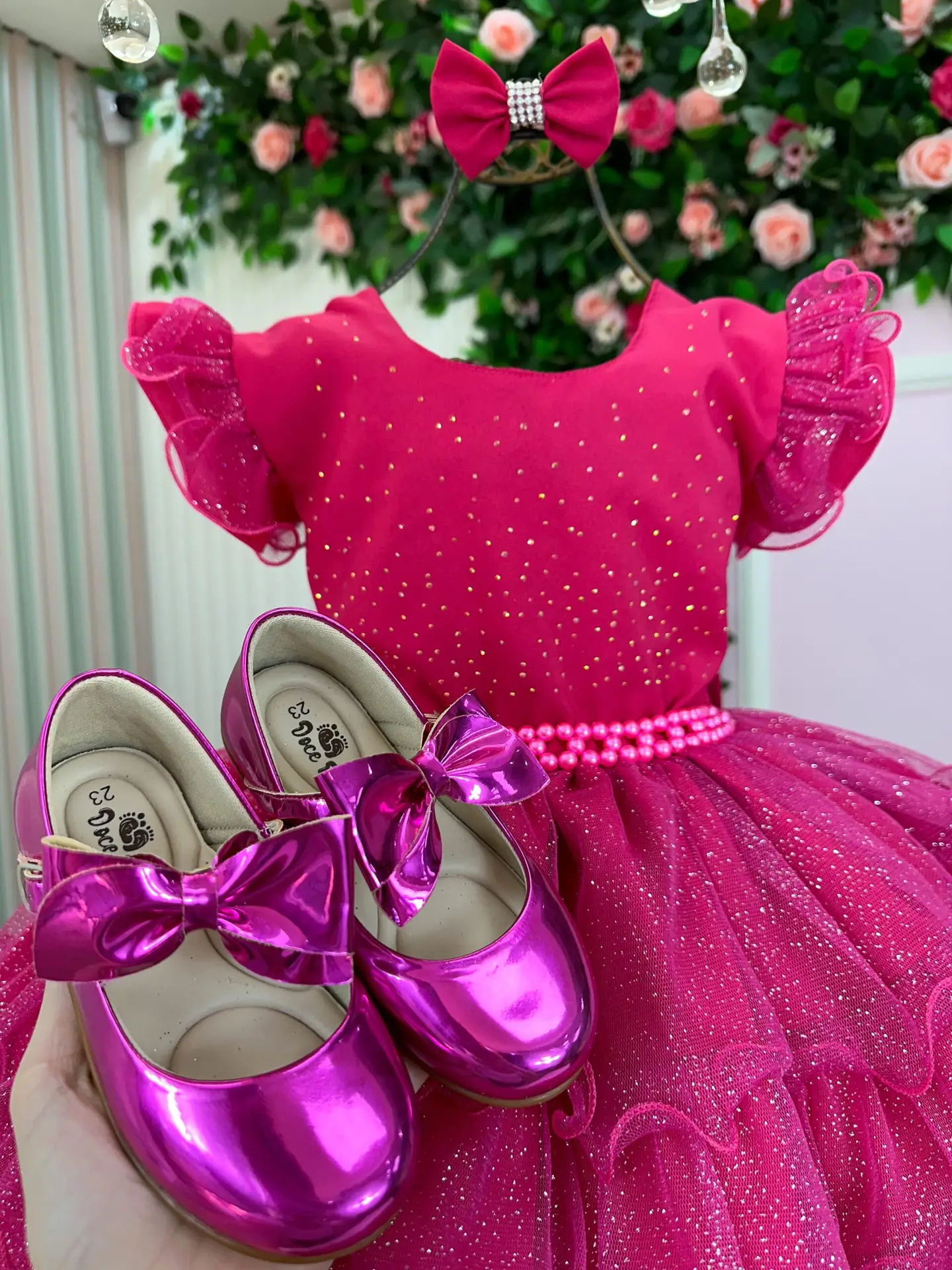 Vestido Ysa Kids Belinda Pink - Imagem 2
