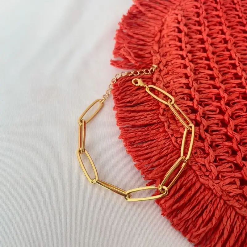 PULSEIRA FEMININA ELOS OVAIS FINOS (017701)