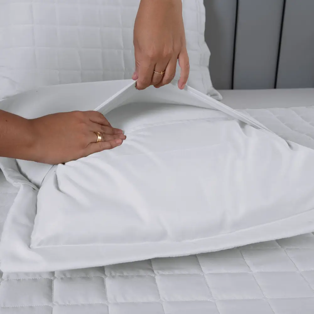 Kit Cobre Leito Matelado Dupla Face Soft 3 Peças Casal 100% Poliéster - Branco - Imagem 3