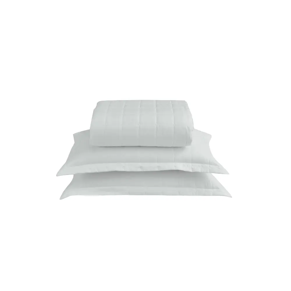 Kit Cobre Leito Matelado Dupla Face Soft 3 Peças Casal 100% Poliéster - Branco - Imagem 4