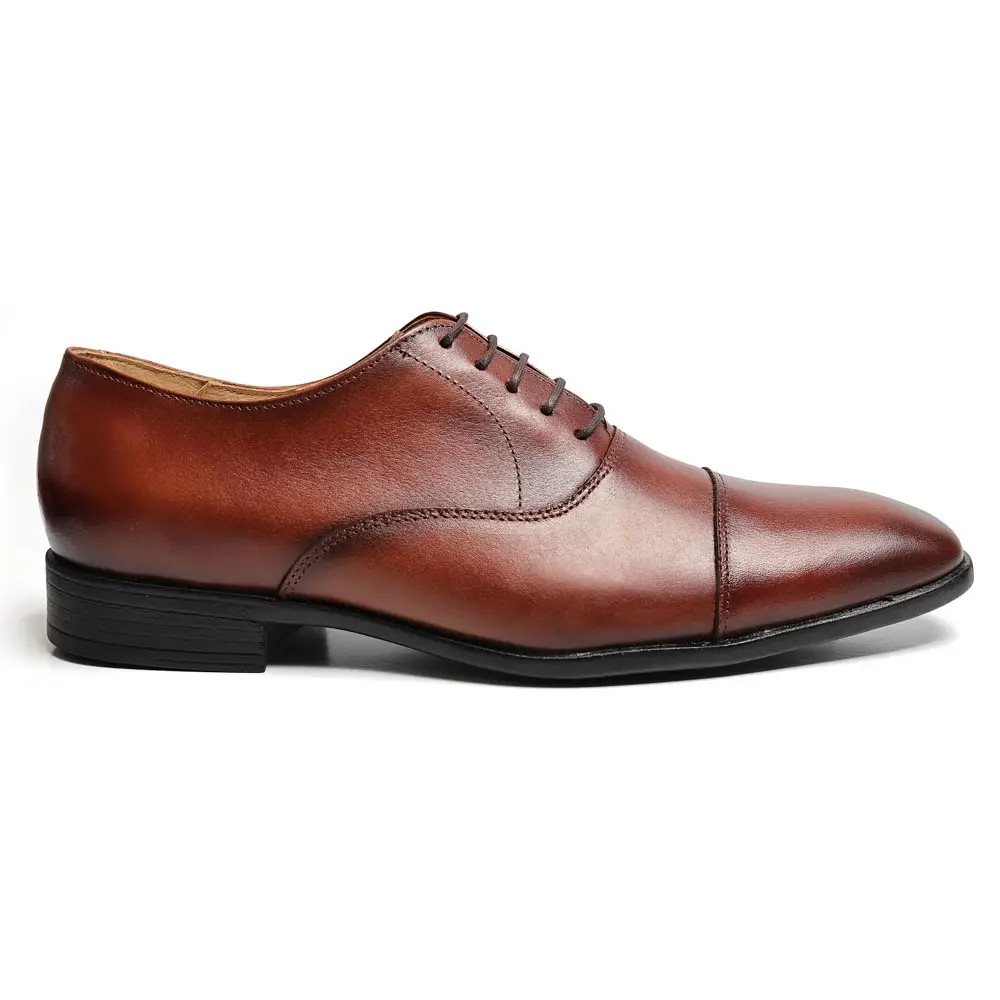 Sapato Social Oxford Cromo Argentino Caramelo Caramelo - Imagem 7