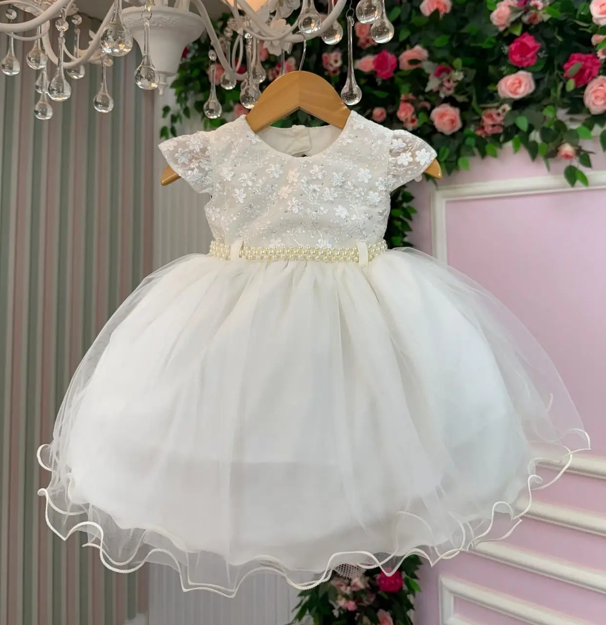 Vestido Menina Bonita Bebe Ana Leticia Off - Imagem 2