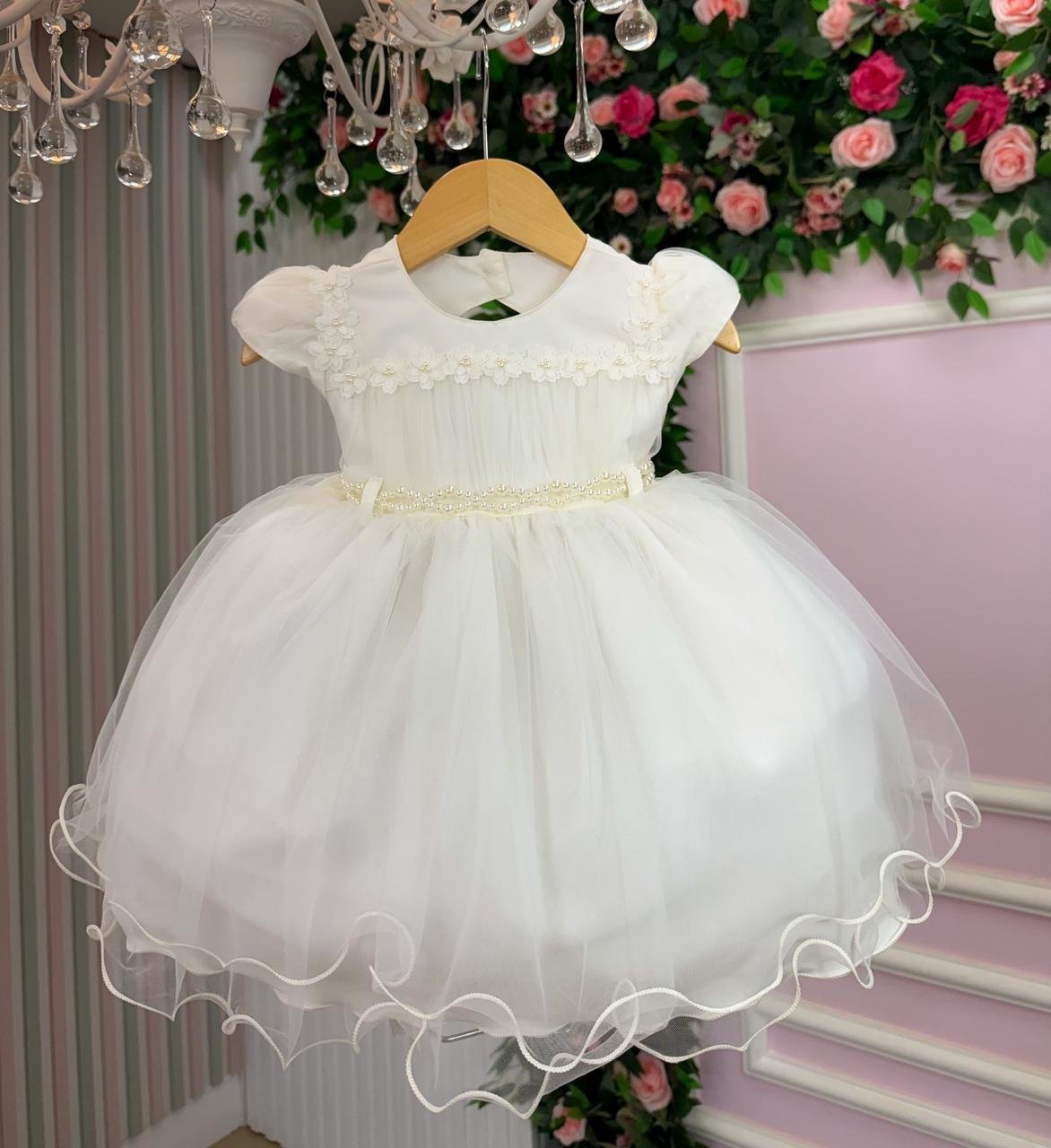 Vestido Menina Bonita Bebe Ana Leticia Off - Imagem 5