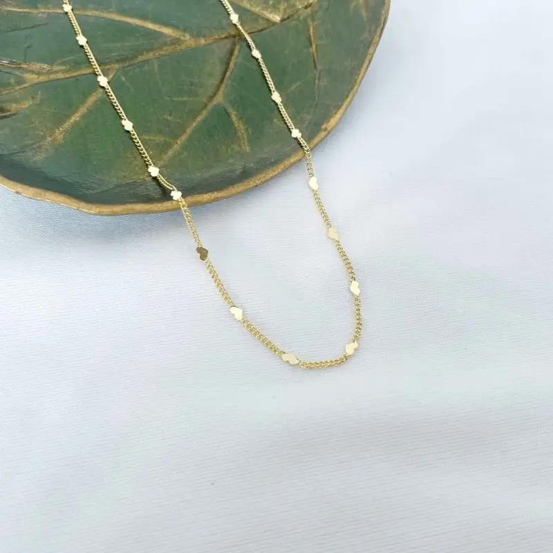 CHOKER CORAÇÃO ACHATADO (011033)