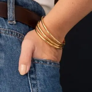 BRACELETE FEMININO LISO FINO (016136)