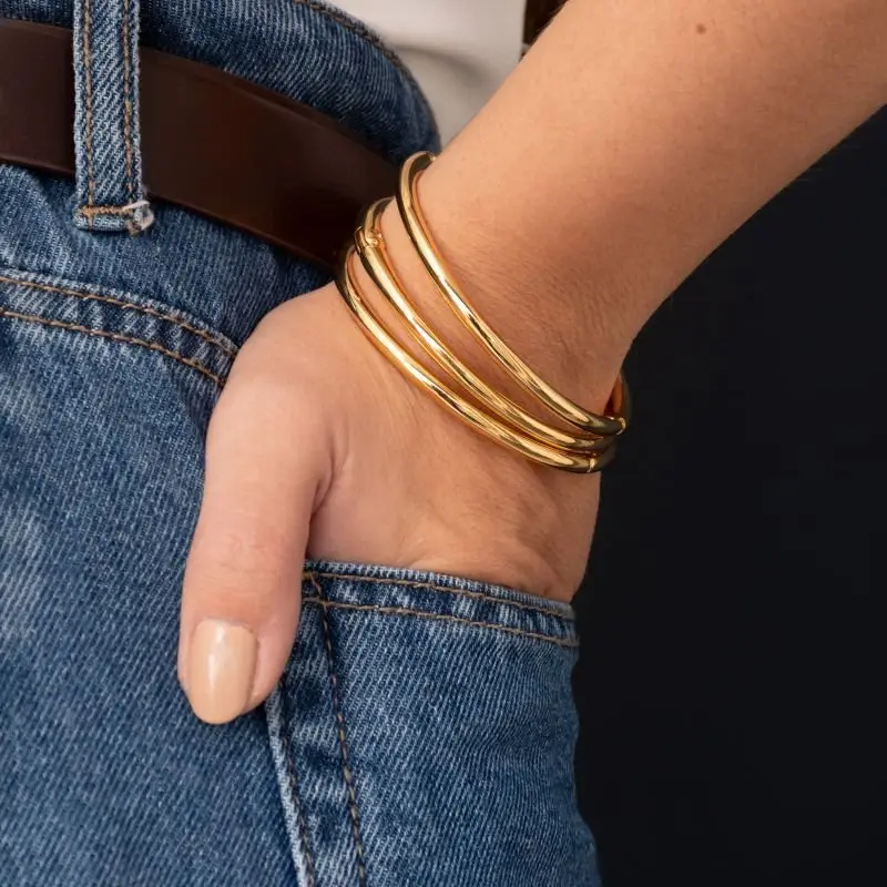 BRACELETE FEMININO LISO FINO (016136)