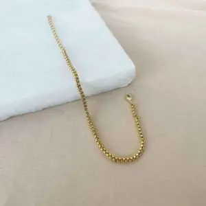 PULSEIRA FEMININA VENEZIANA GROSSA (3MM) (020627)