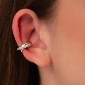 PIERCING X BOLEADO LISO E CRAVEJADO