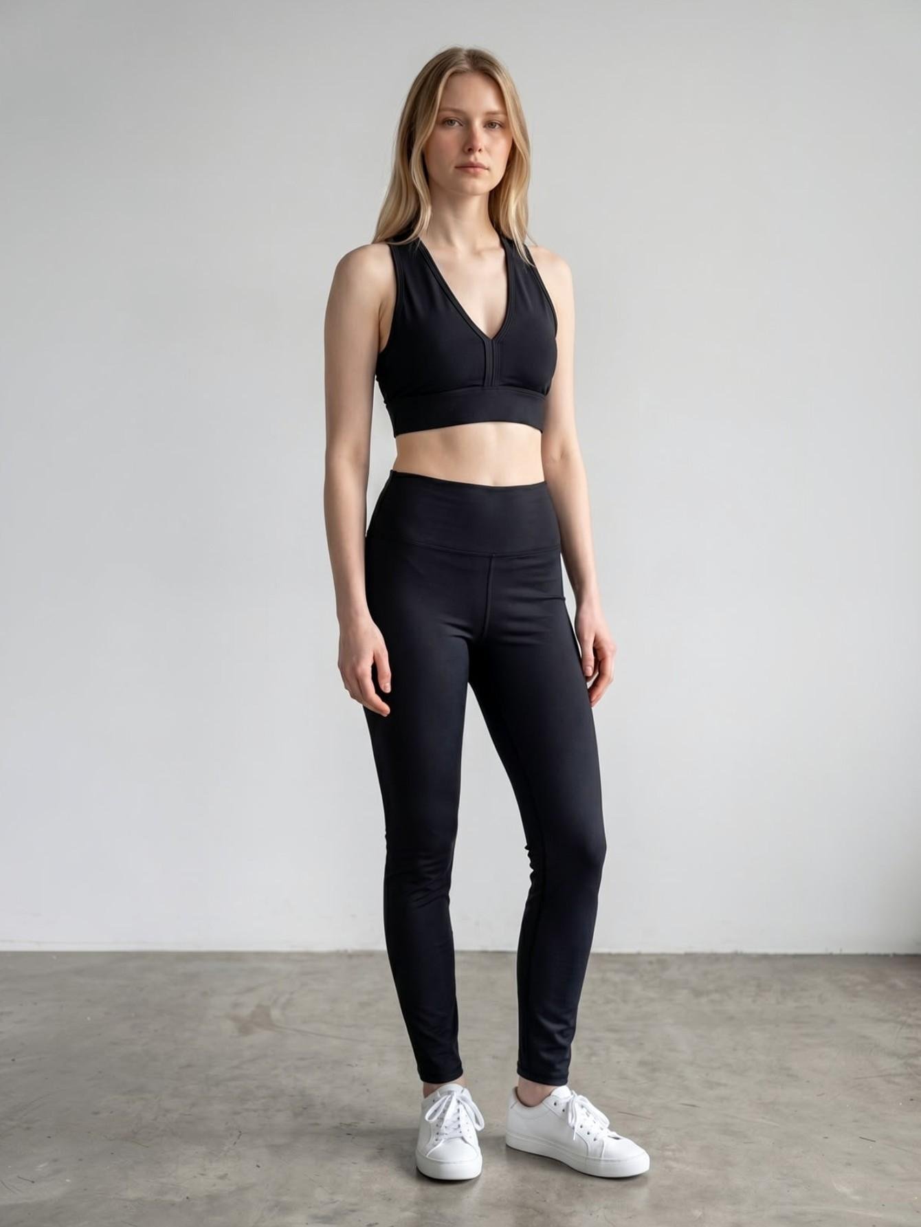 Calça Legging ZERO TRANSPARENCIA Tecido Suplex Cintura Alta Fitness Legging par