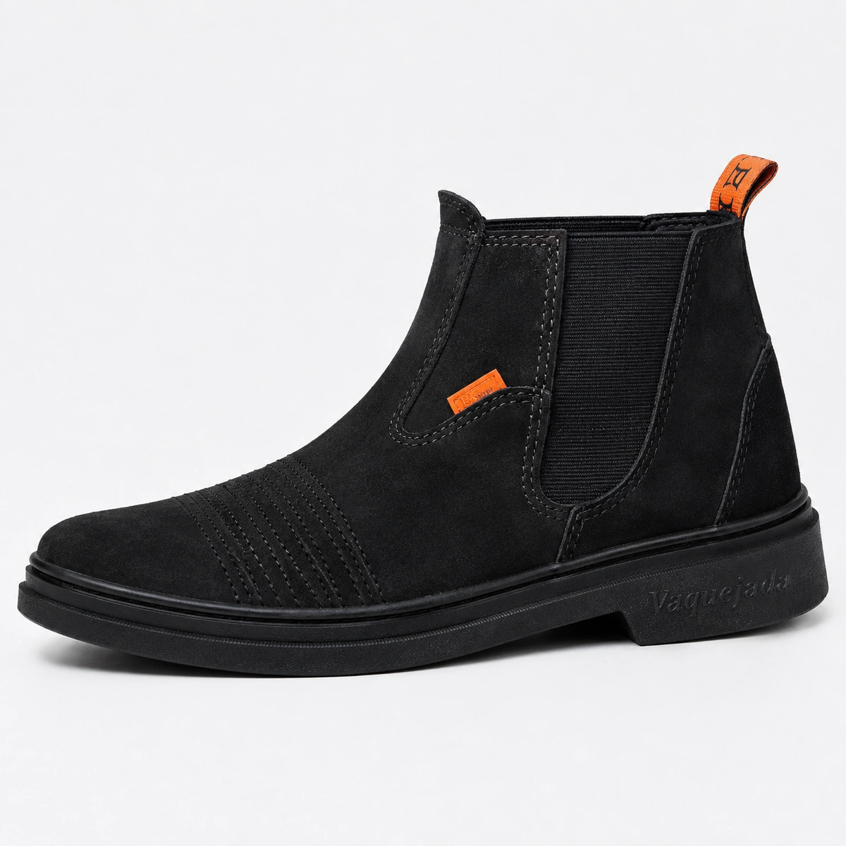 Botina Chelsea Masculina em Couro Nobuck para Uso Casual e Country - Imagem 2