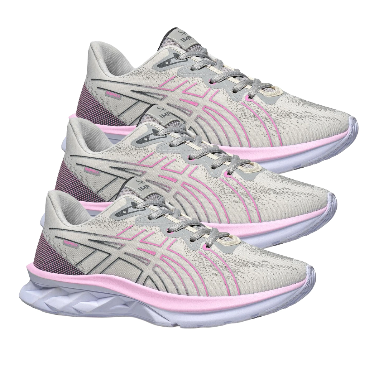 Kit com 3 Tênis Femininos Esportivos para Caminhada e Academia - Imagem 7