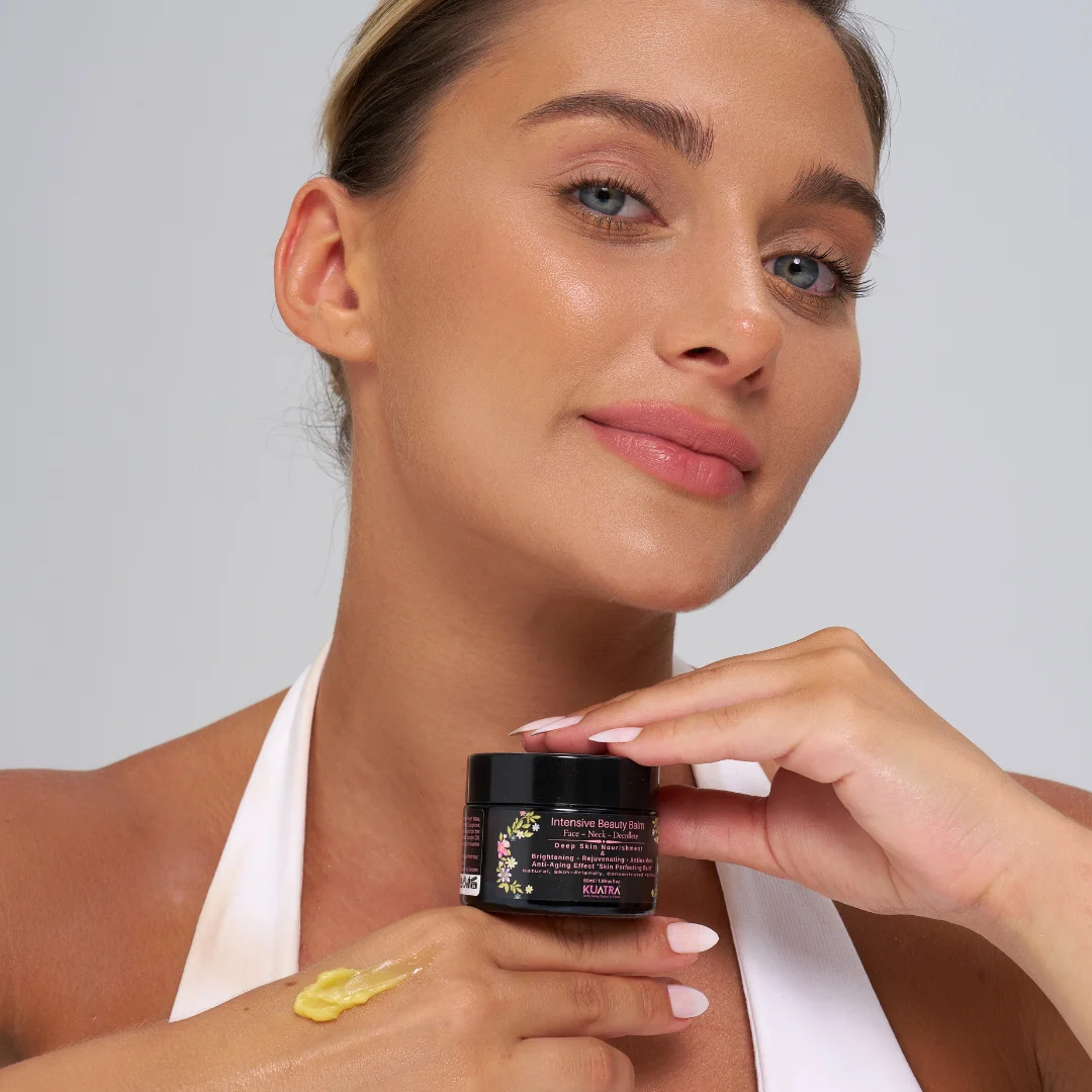 Bálsamo Facial Anti-Idade KUATRA com Colágeno e Hidratação Intensiva