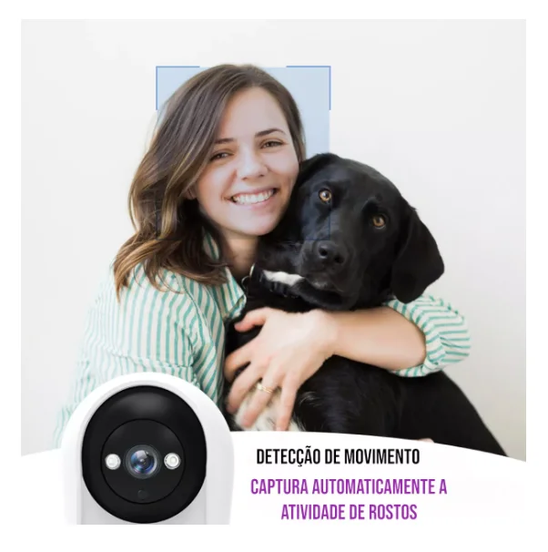 Câmera Wi-Fi com Videochamada para Monitoramento de Idosos e Bebês - Imagem 2